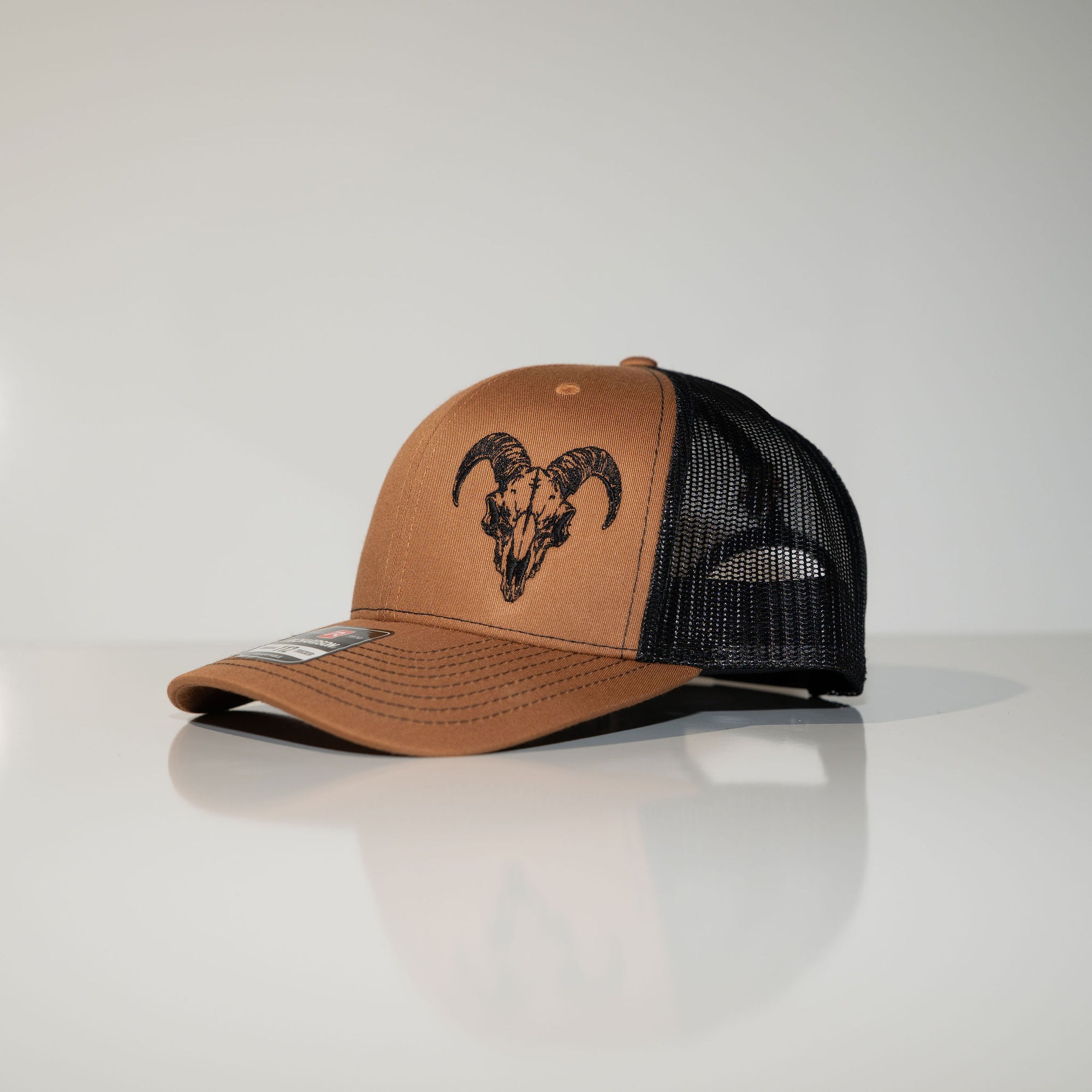 Forever Country GOAT Snap Back Hat – Black & Caramel
