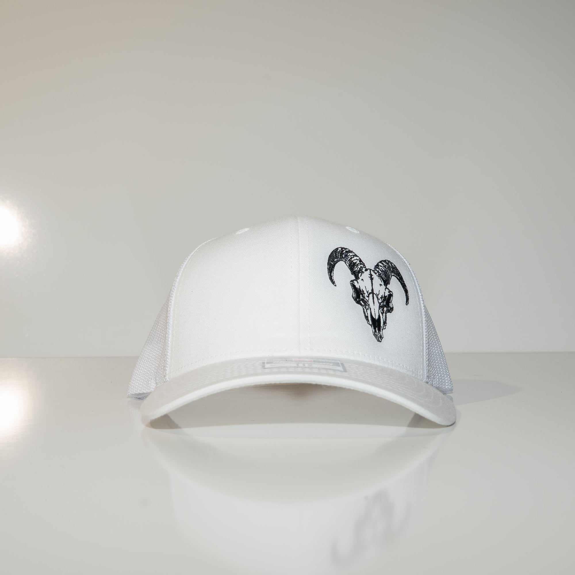 Forever Country GOAT Snap Back Hat – White & Black