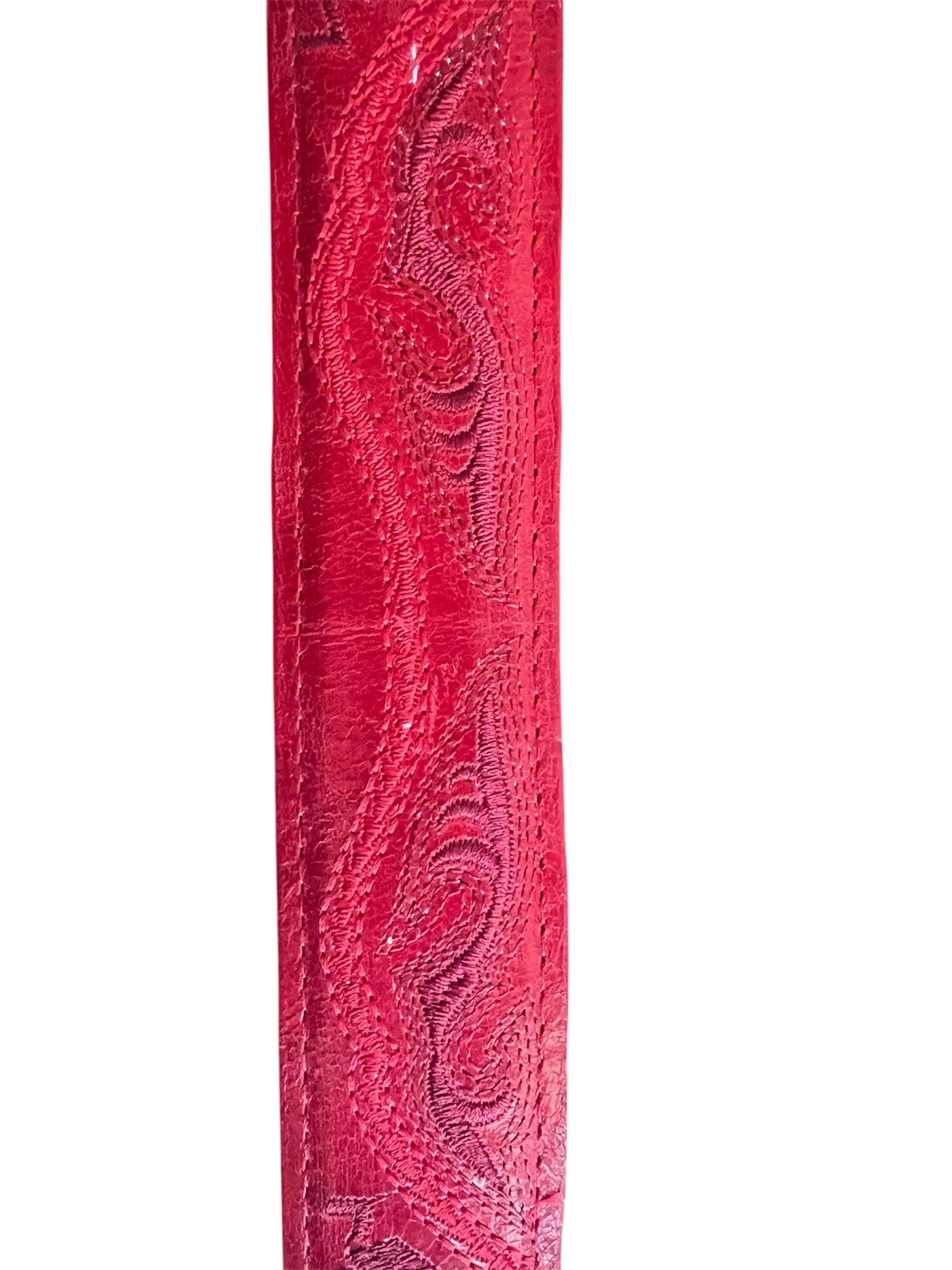 Forever Country Leather Belts | Lacey | Crimson