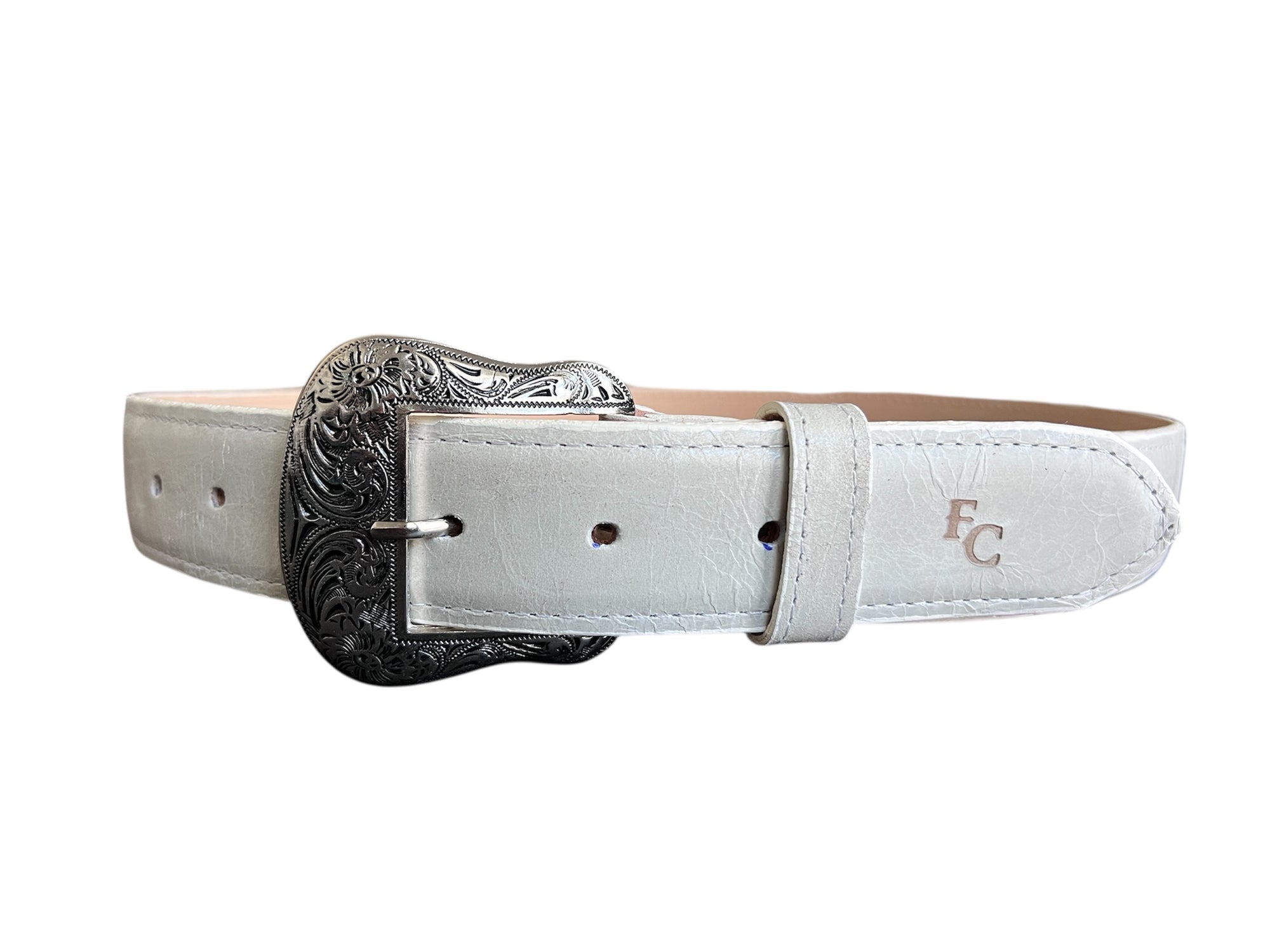 Forever Country Leather Belts | Lacey | Pearl